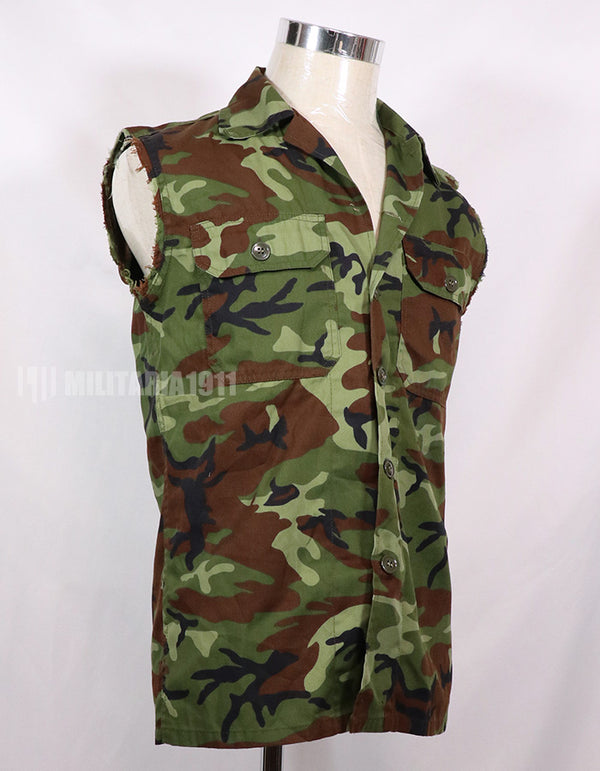 Replica South Vietnam Rangers Reef Camouflage Sleeveless Shirt Used