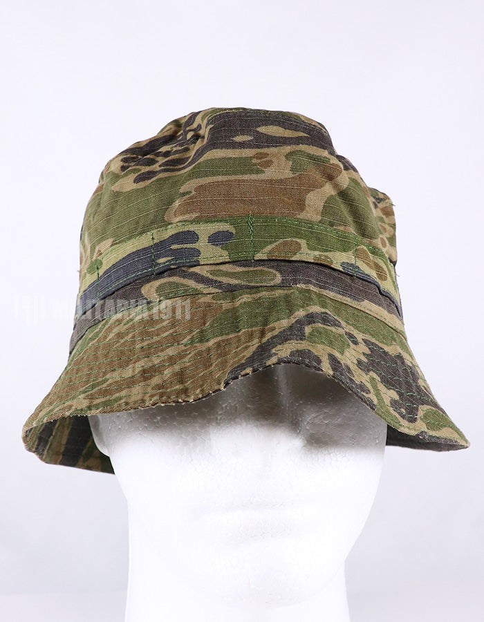 Tiger stripe boonie hat replica in real fabric, multiple stocks, used.