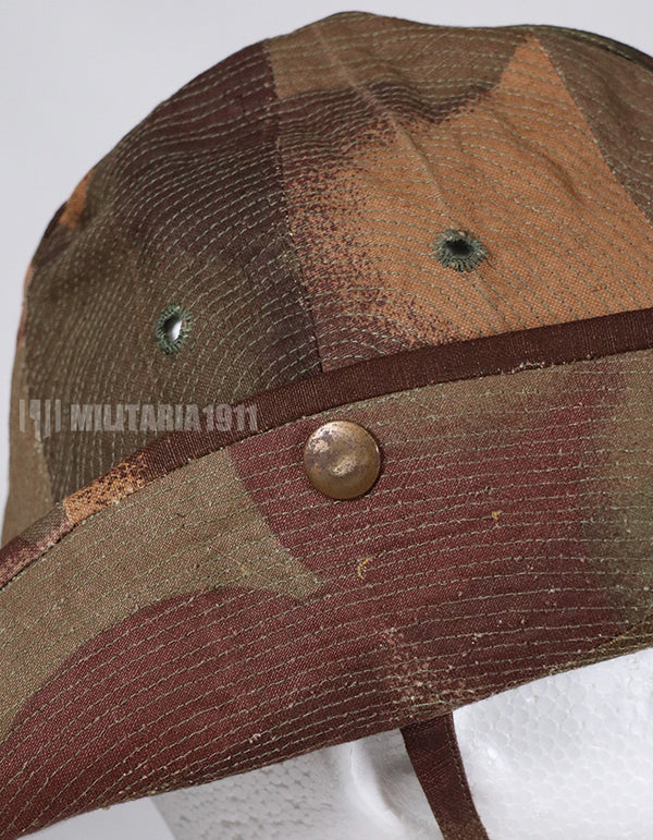 Real Fabric Replica French Army South Vietnam Army Windproof Camouflage Bush Hat Used