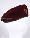 Real South Vietnamese Ranger BDQ Maroon Beret with metal insignia
