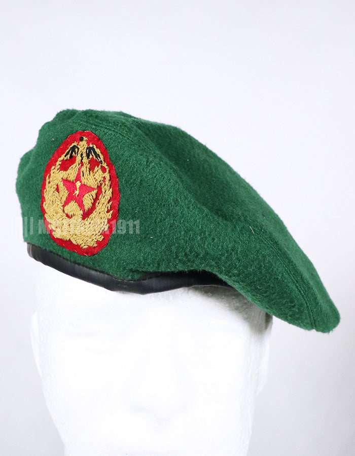 Replica South Vietnam Marine Corps Beret with Embroidered Cap Badge